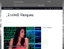 Tablet Screenshot of isabel-vazquez.com